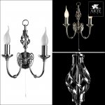 Светильник бра Arte Lamp A8392AP-2SS Zanzibar