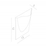 Светильник влагозащищенный Arte lamp A8506AL-1GY TASCA