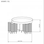 Люстра потолочная Arte lamp A8560PL-3CL TWINKLE TWINKLE