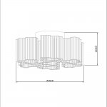 Светильник потолочный Arte lamp A8567PL-7CL DILETTO