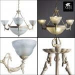 Люстра классика Arte lamp A8777LM-3-3WG Atlas Neo