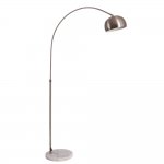 Торшер изогнутый удочкой Arte Lamp A8919PN-1SS ARCO