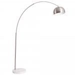 Торшер изогнутый Arte Lamp A8926PN-1SS ARCO