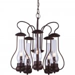 Подвесная люстра Arte lamp A8955LM-5BR Bulbo