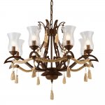 Подвесная люстра Arte lamp A8989LM-8BR Galeone