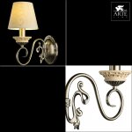 Светильник настенный Arte lamp A9070AP-1AB Ivory