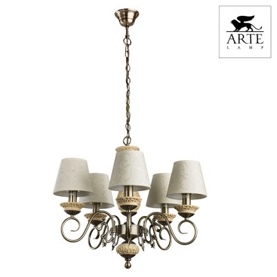

Люстра подвесная Arte lamp A9070LM-5AB Ivory, A9070LM-5AB