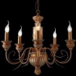 Люстра Arte lamp A9075LM-5GA Doratura