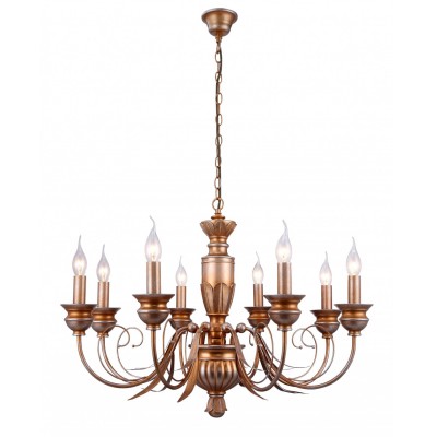 Люстра Arte lamp A9075LM-8GA Doratura