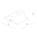 Точечный светильник Arte lamp A9110PL-1WH Invisible