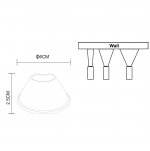 ЛИНЗА СВЕТОТЕХНИЧЕСКАЯ Arte lamp A912012 SOFFITTO