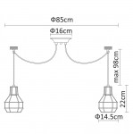 Светильник подвесной Arte lamp A9182SP-10WH INTERNO