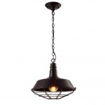 Светильник подвесной черный Arte lamp A9183SP-1BK Ferrico