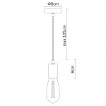 Шнур с патроном Arte Lamp A9184SP-1BK FUORI
