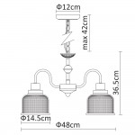 Светильник подвесной Arte lamp A9186LM-3CC RICARDO
