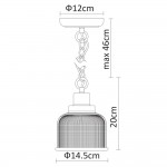 Светильник подвесной Arte lamp A9186SP-1CC RICARDO