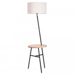 Торшер тренога со столиком Arte Lamp A9202PN-1BK COMBO