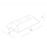 Точечный светильник Arte lamp A9214PL-2WH Invisible