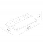 Точечный светильник Arte lamp A9215PL-2WH Invisible