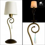Настольная лампа Arte lamp A9239LT-1BR Carolina