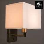 Светильник бра с выключателем Arte lamp A9248AP-1AB Hall