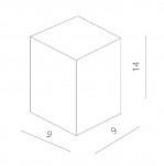 Светильник стакан белый Arte lamp A9261PL-1WH Tubo