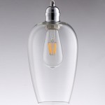 Плафон стекло прозрачный 160мм Е27 Arte lamp A9291SP TRENTO