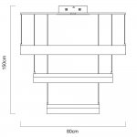Светильник подвесной Arte lamp A9300SP-3WH ROTONDO