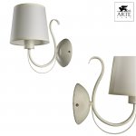 Светильник бра Arte lamp A9310AP-1WG Orlean белого цвета
