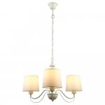 Люстра белая классическая Arte lamp A9310LM-3WG Orlean