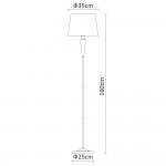 Торшер Arte Lamp A9310PN-1WG ORLEAN