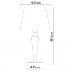 Светильник настольный Arte lamp A9311LT-1WG ORLEAN