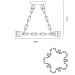 Люстра потолочная Arte Lamp A9344PL-5BK