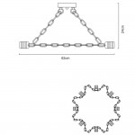 Люстра потолочная Arte Lamp A9344PL-8BK