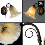 Светильник настенный бра Arte lamp A9361AP-1BR MORMORIO