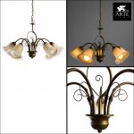 Светильник подвесной Arte lamp A9361LM-5BR MORMORIO
