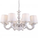 Подвесная люстра Arte lamp A9395LM-8WG Alba