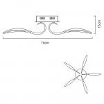 Светильник потолочный Arte lamp A9442PL-5WH MATTINO