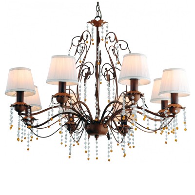 Люстра с абажурами Arte lamp A9468LM-8BR Medici