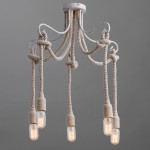 Люстра с канатами Arte Lamp A9477PL-5WG NODO