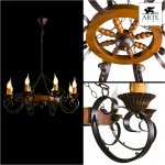 Люстра Arte lamp A9520LM-8BR Taverna