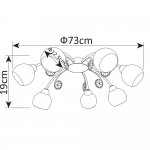 Люстра Arte lamp A9549PL-7GO Millo