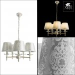 Люстра с абажурами Arte lamp A9566LM-5WG GRANNY