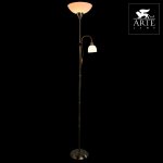 Торшер с подсветкой для чтения Arte lamp A9569PN-2AB Duetto