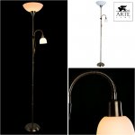 Торшер с подсветкой для чтения Arte lamp A9569PN-2AB Duetto