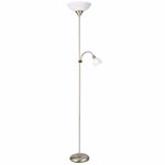 Торшер с подсветкой для чтения Arte lamp A9569PN-2AB Duetto