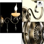 Светильник бра Arte lamp A9592AP-1AB Onyx Green