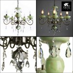 Светильник подвесной Arte lamp A9592LM-5AB ONYX GREEN