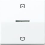 JUNG АS 500 Бел антибактериальный Накладка нажимного электронного жалюзийного выключателя (ABAS5232WW)