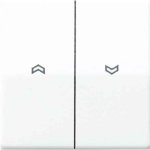 JUNG АS 500 Бел антибактериальный Клавиша 2-я жалюзийная (ABAS591-5PWW)